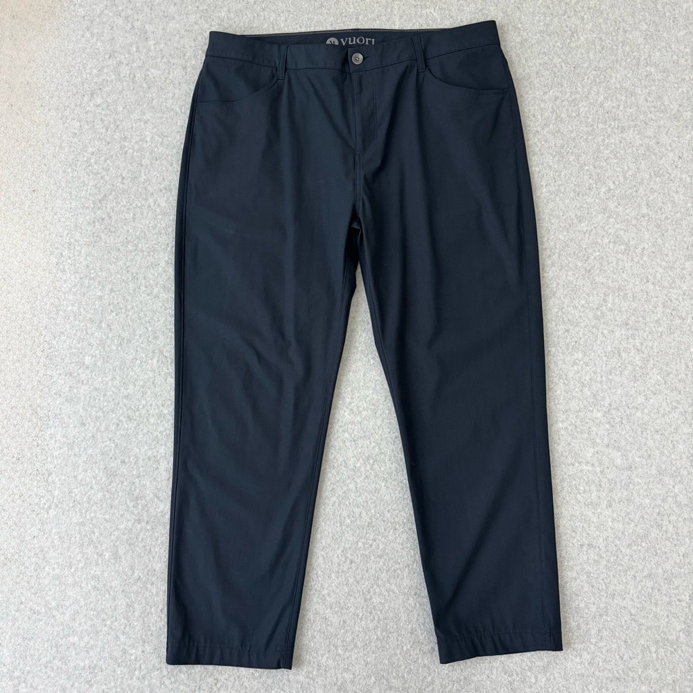 Vuori Meta Pants Mens Size 38x27 V430 Blue Performance Golf Casual Preppy READ